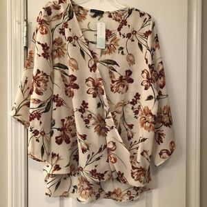 West Kei Surplice Blouse